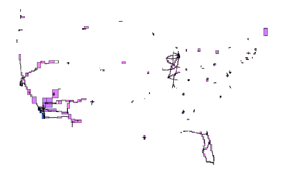 Choropleth map with overlay